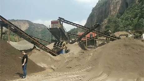 250T/H鶴壁大型石料廠移動(dòng)破碎機(jī)現(xiàn)場(chǎng)視頻_帶洗沙